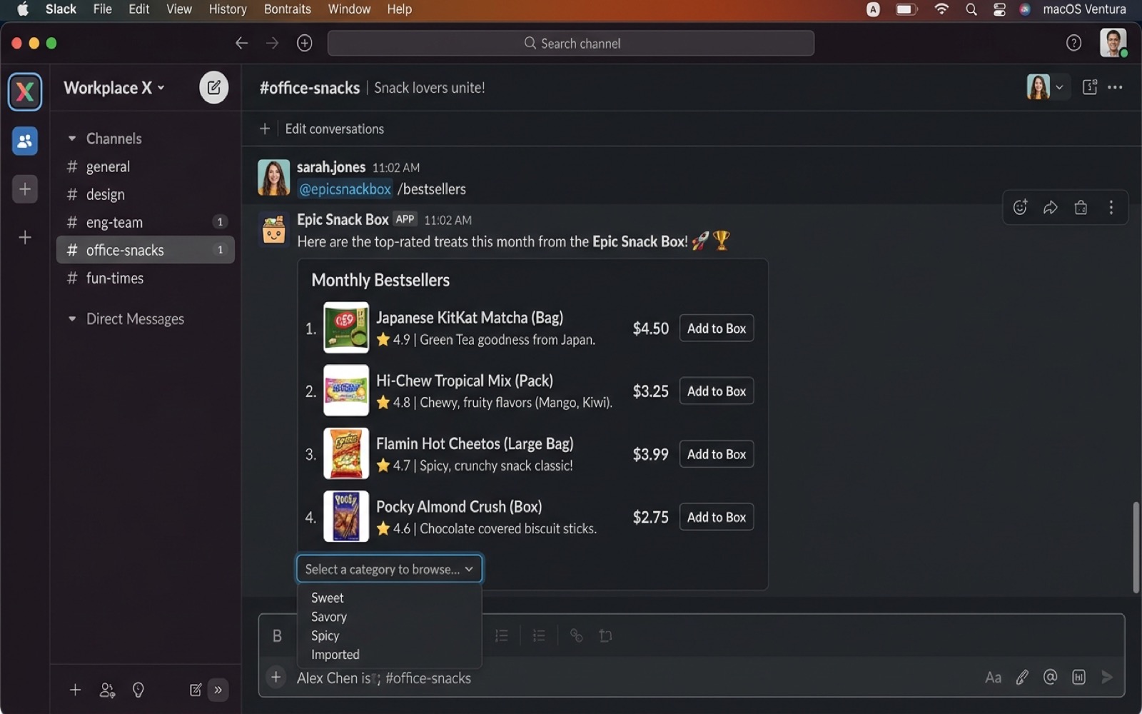 Monthly Bestsellers and Category Browsing